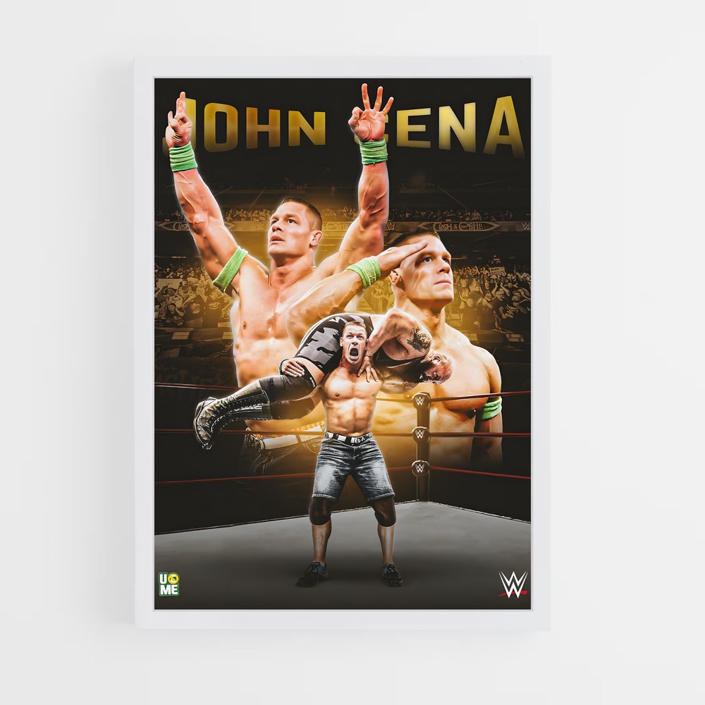 Poster WWE John Cena (vue 3)