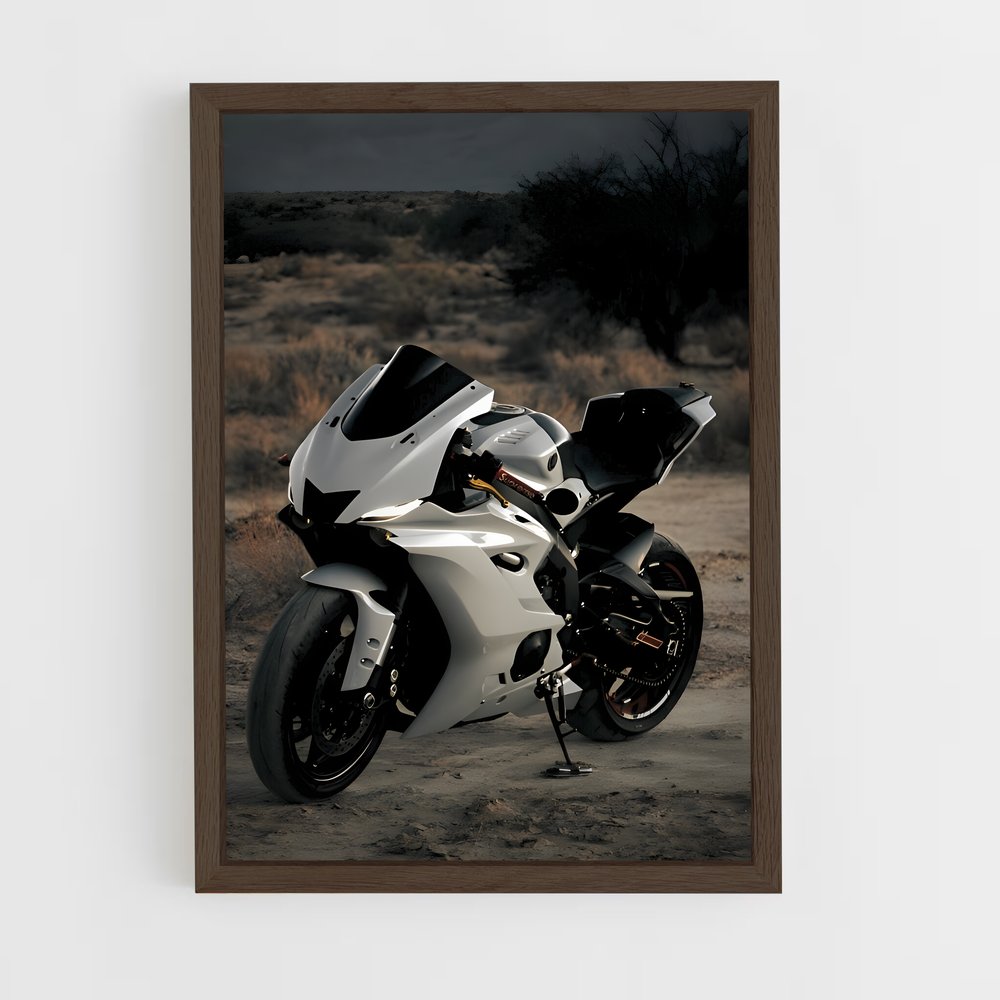 Poster Yamaha Blanche (vue 5)