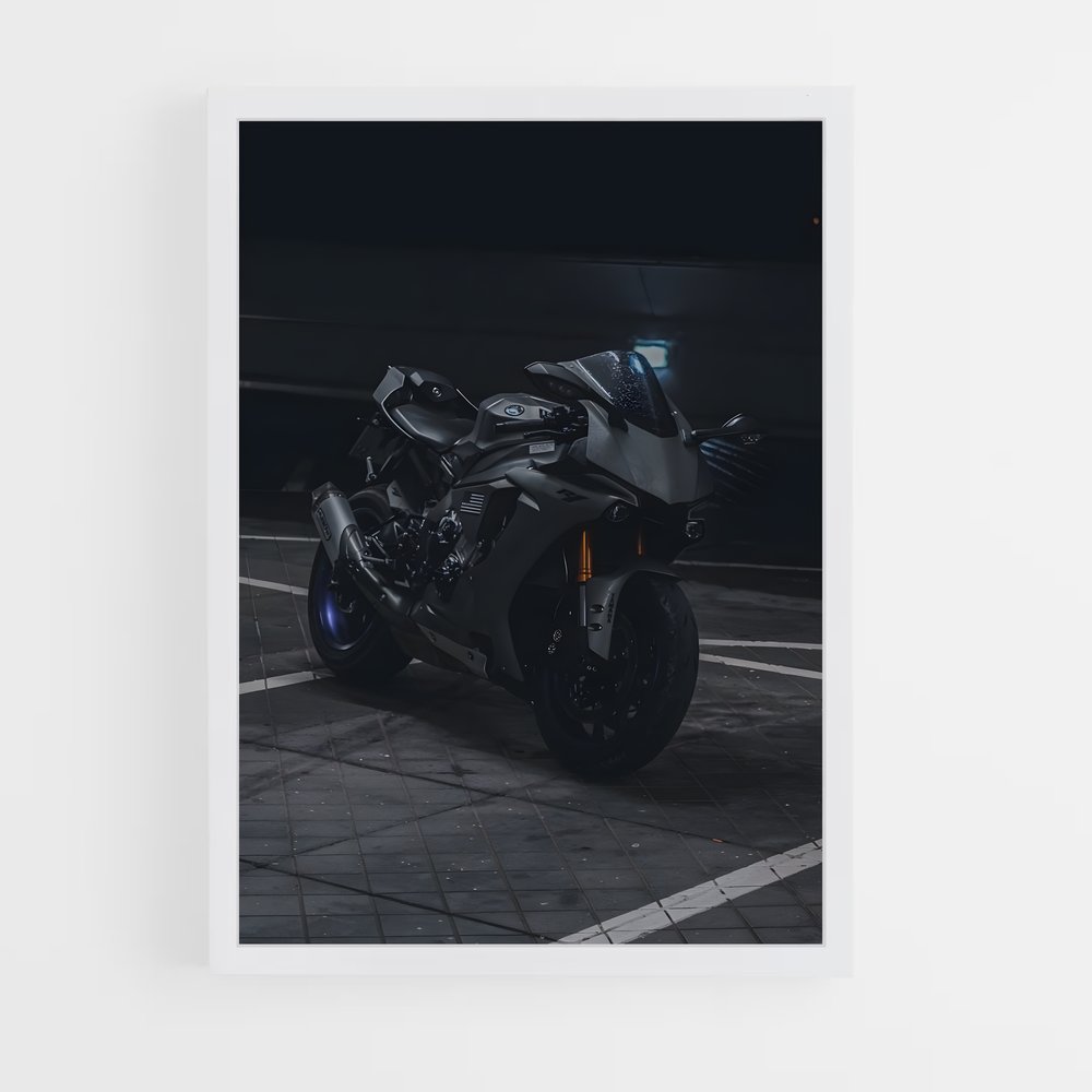 Poster Moto Yamaha (vue 3)