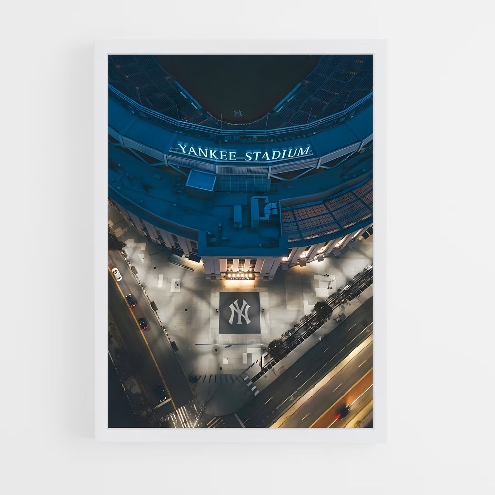 Poster Yankee Stadium Nocturne – affiche Baseball (vue 3)
