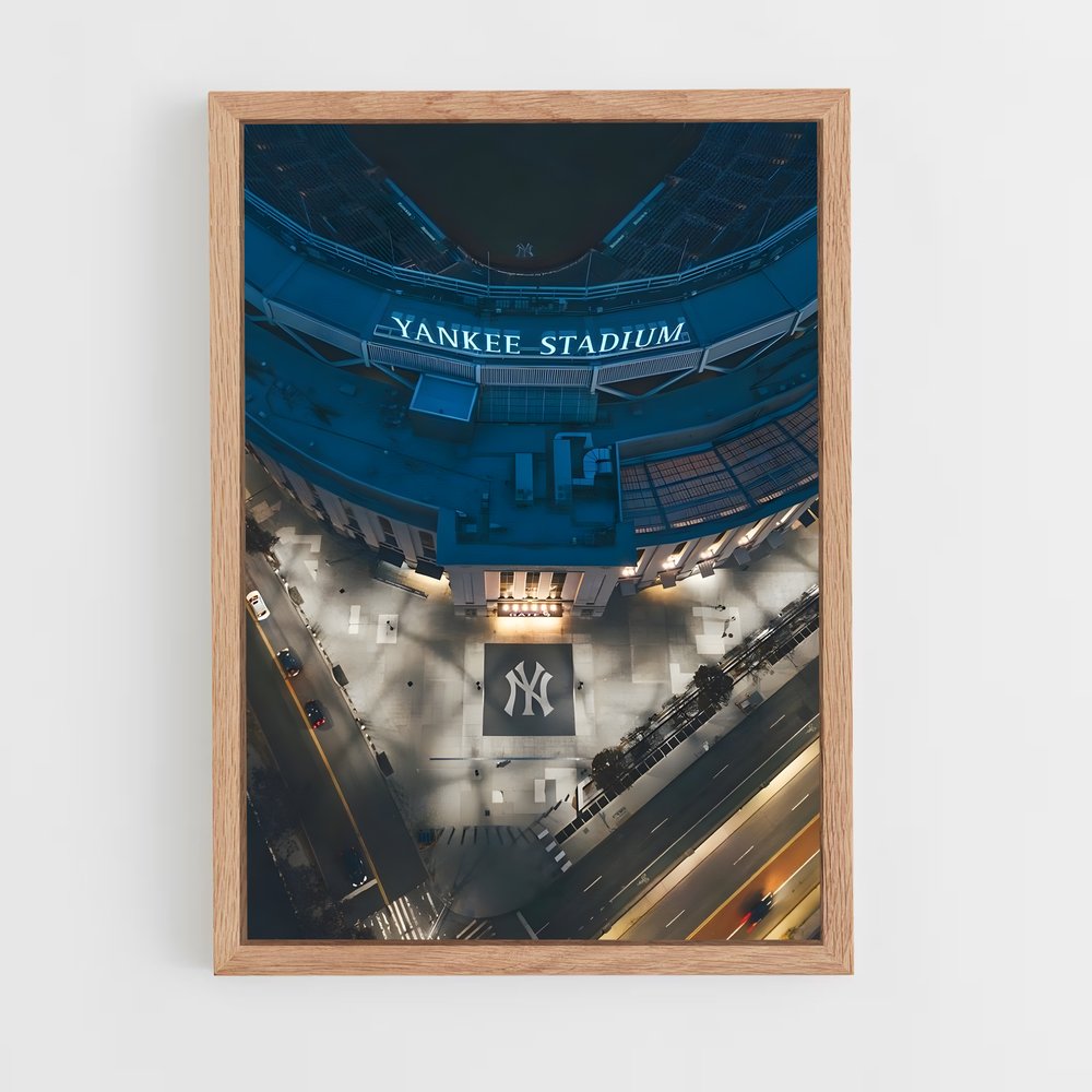 Poster Yankee Stadium Nocturne – affiche Baseball (vue 4)