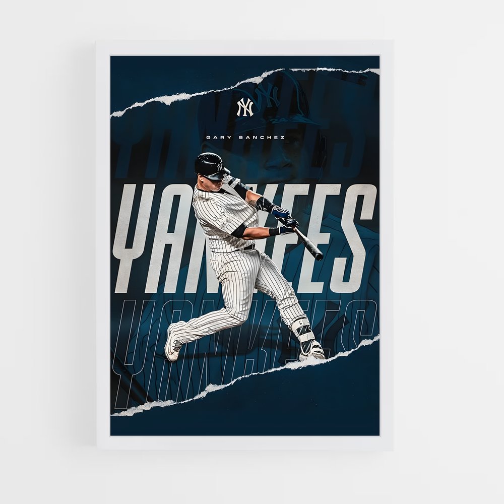 Poster Yankee Swing – affiche Baseball (vue 3)