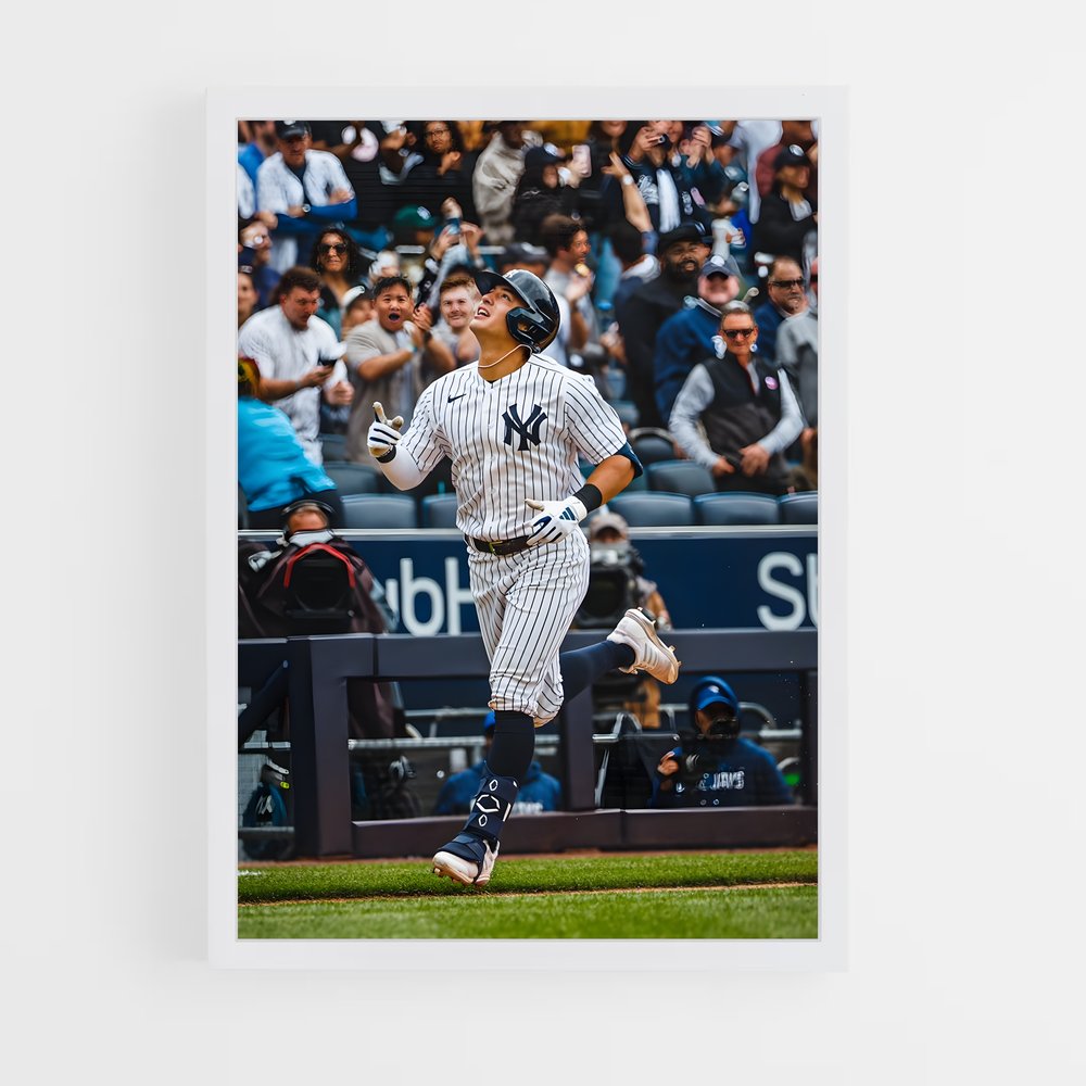 Poster Home Run Yankees – affiche Baseball (vue 3)