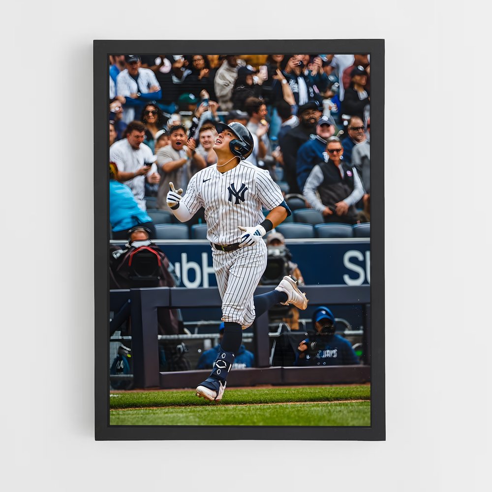 Poster Home Run Yankees – affiche Baseball (vue 2)