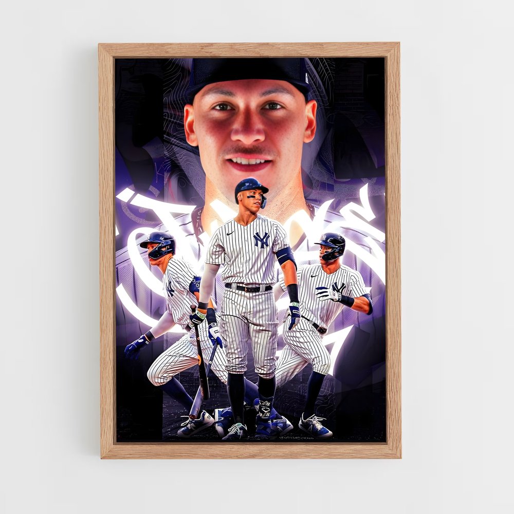 Poster Yankees Étoile – affiche Baseball (vue 4)