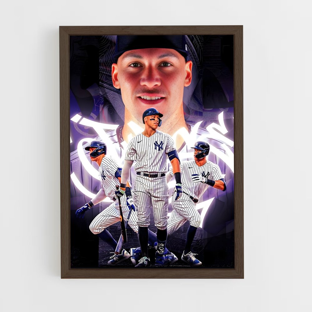 Poster Yankees Étoile – affiche Baseball (vue 5)