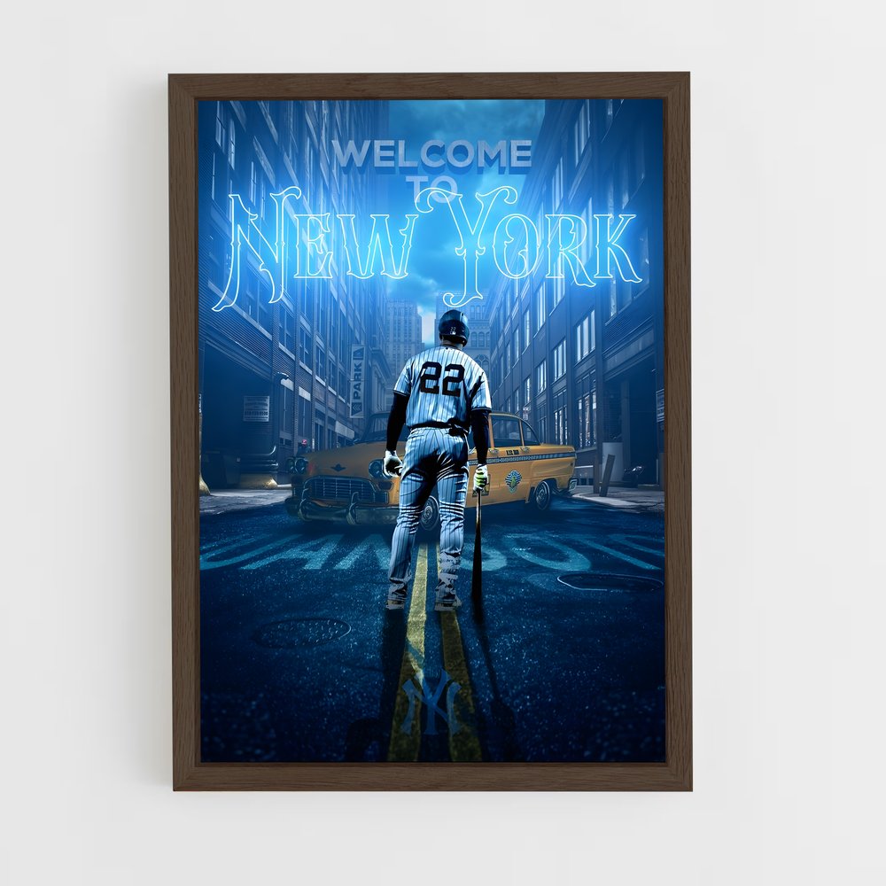 Poster Welcome to New York – affiche Baseball (vue 5)