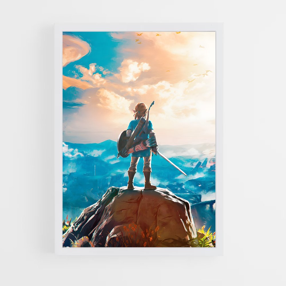 Poster Breath of the Wild – affiche Zelda (vue 3)