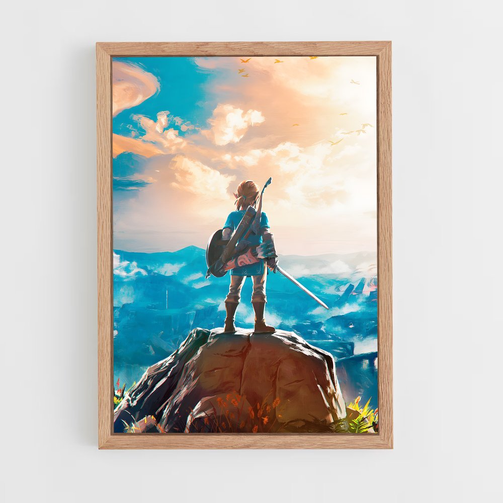Poster Breath of the Wild – affiche Zelda (vue 4)