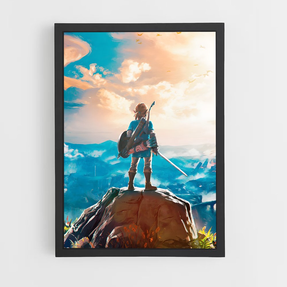 Poster Breath of the Wild – affiche Zelda (vue 2)