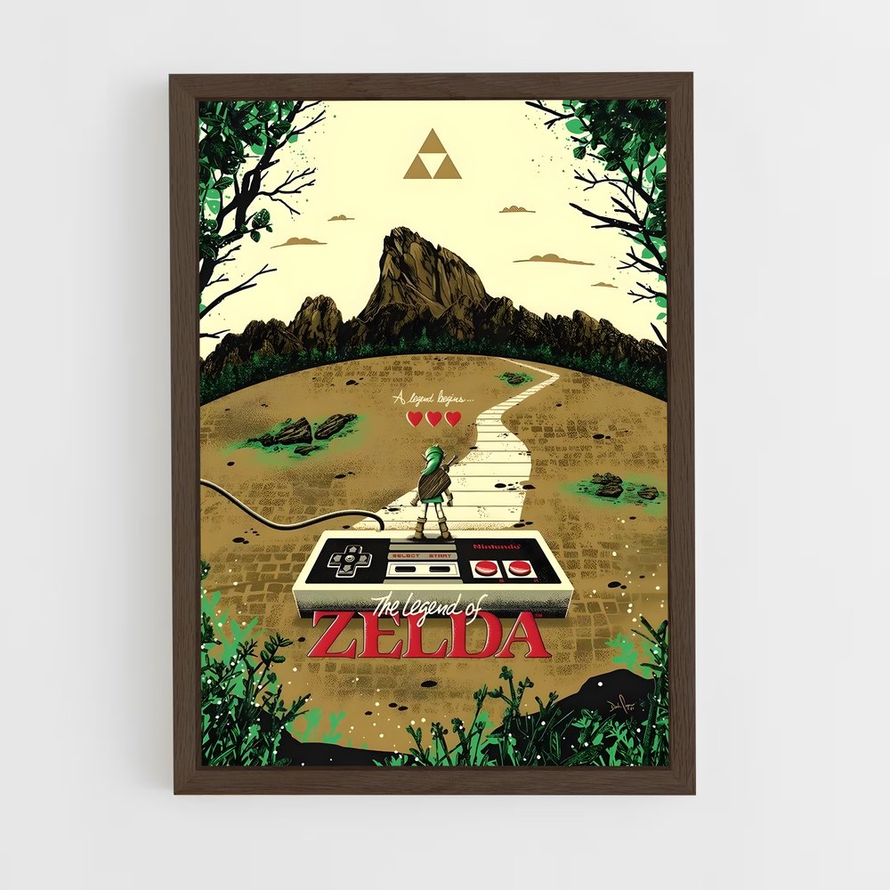 Poster Zelda NES (vue 5)