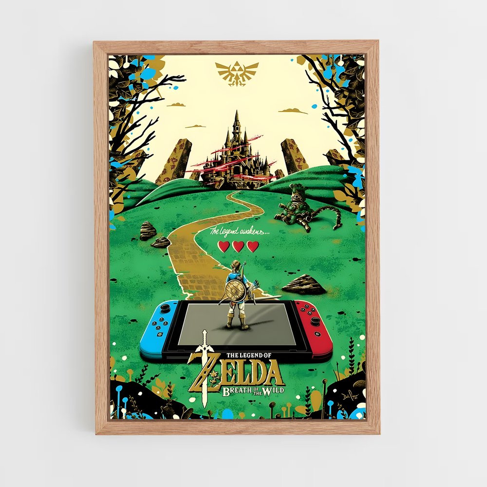 Poster Zelda Nintendo Switch (vue 4)