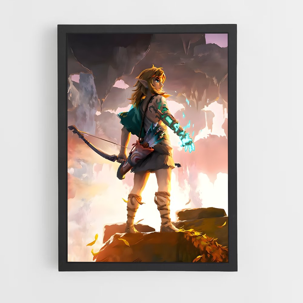 Poster Link Aesthetic – affiche Zelda (vue 2)