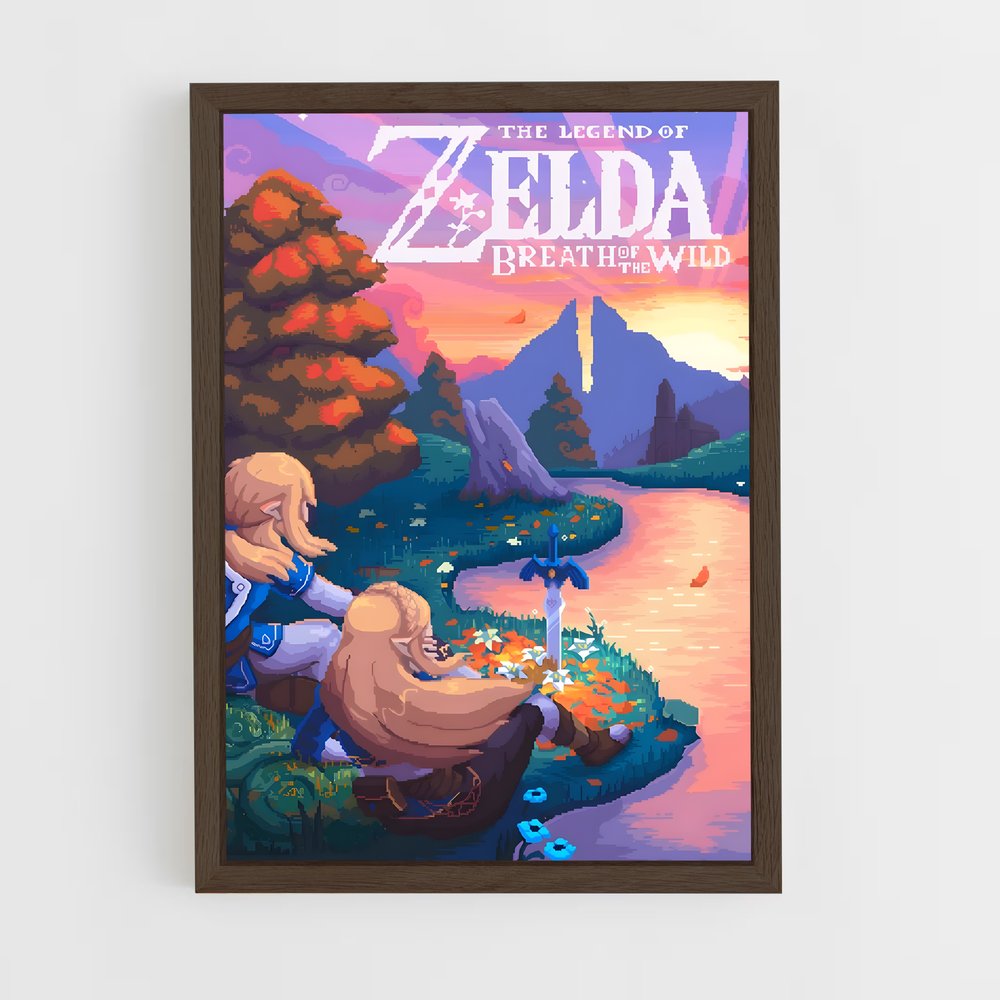 Poster Zelda Pixel Art (vue 5)