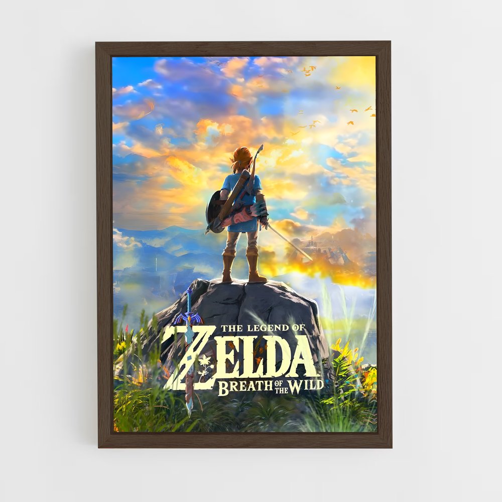 Poster Zelda Ciel Jaune Bleu (vue 5)