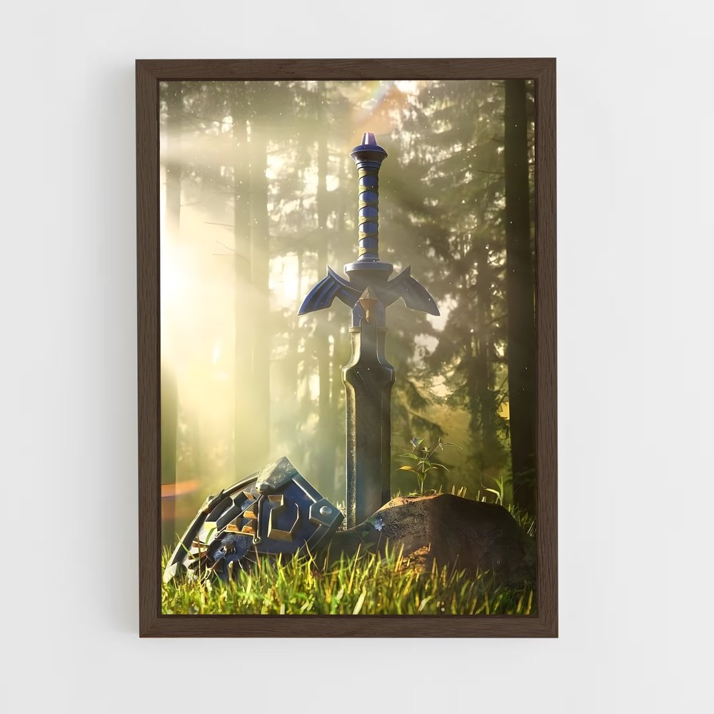 Poster Épée Link – affiche Zelda (vue 5)