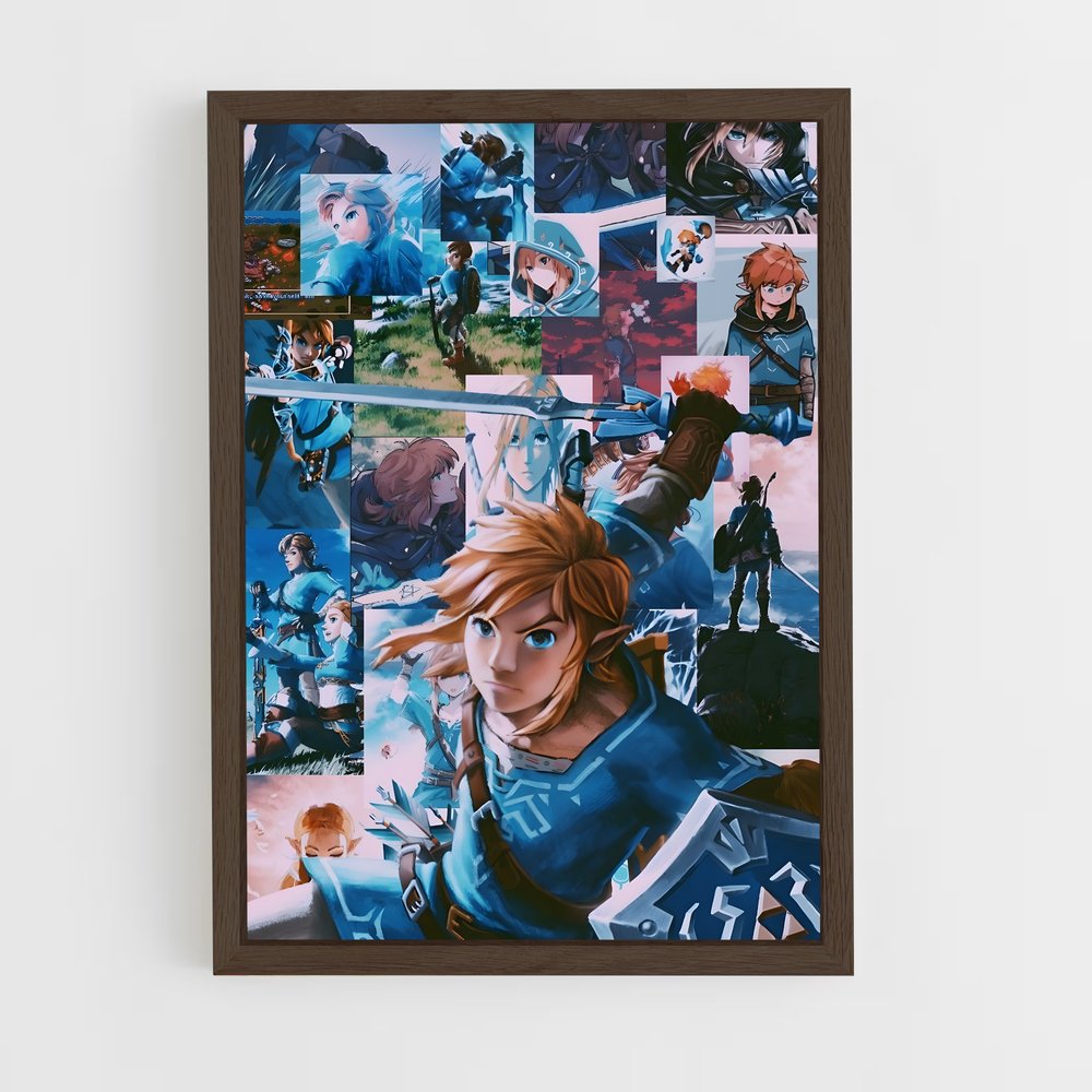 Poster Link Fanart – affiche Zelda (vue 5)