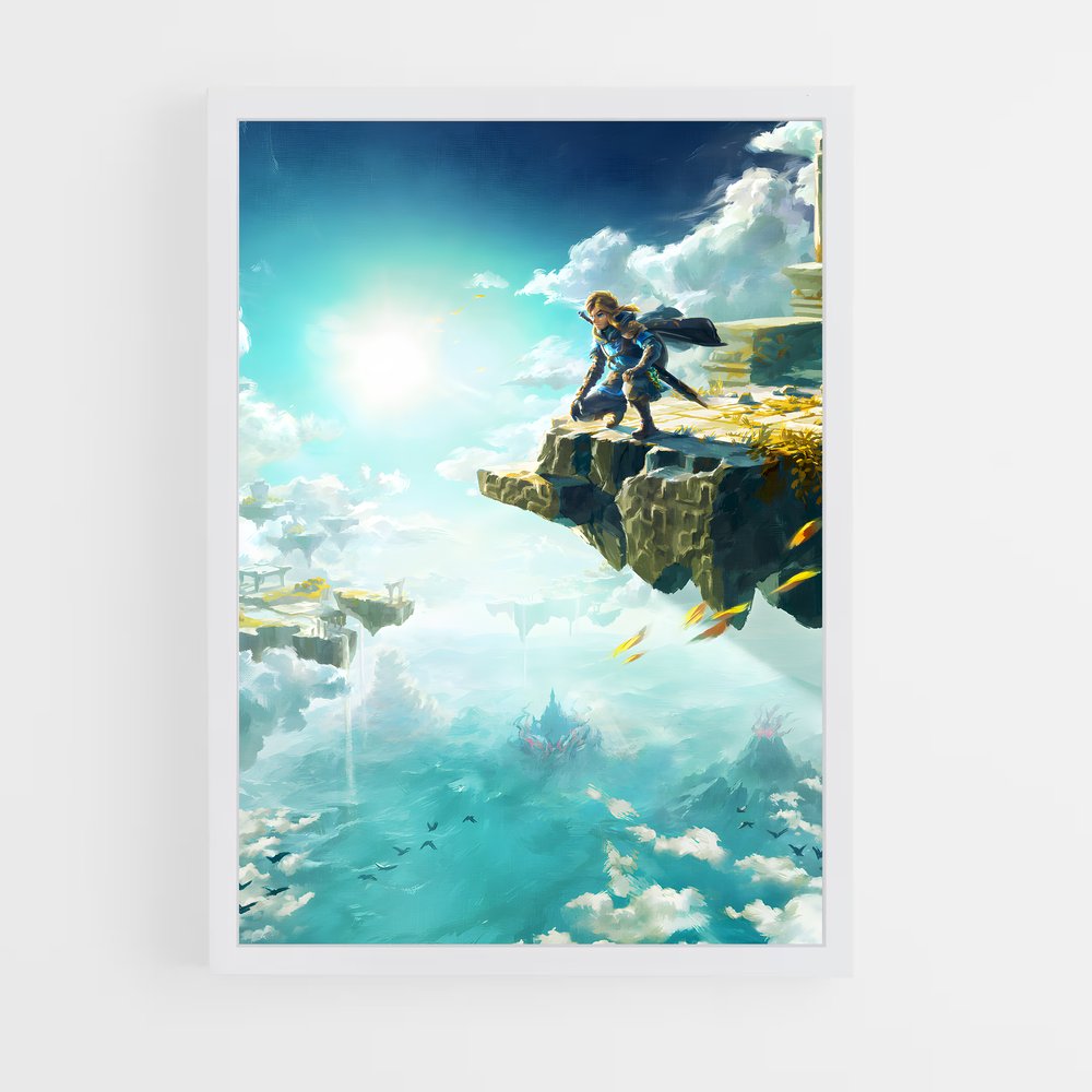 Poster Tears of Kingdom – affiche Zelda (vue 3)