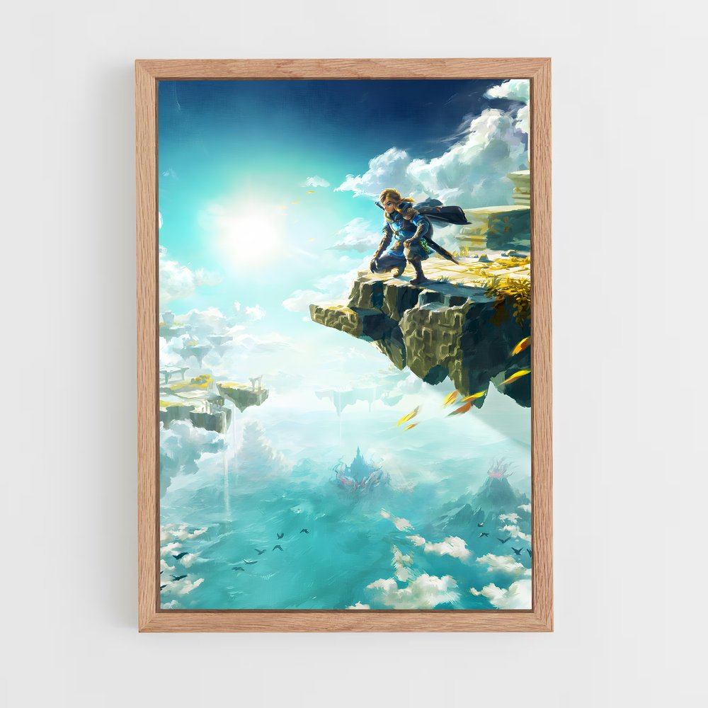Poster Tears of Kingdom – affiche Zelda (vue 4)
