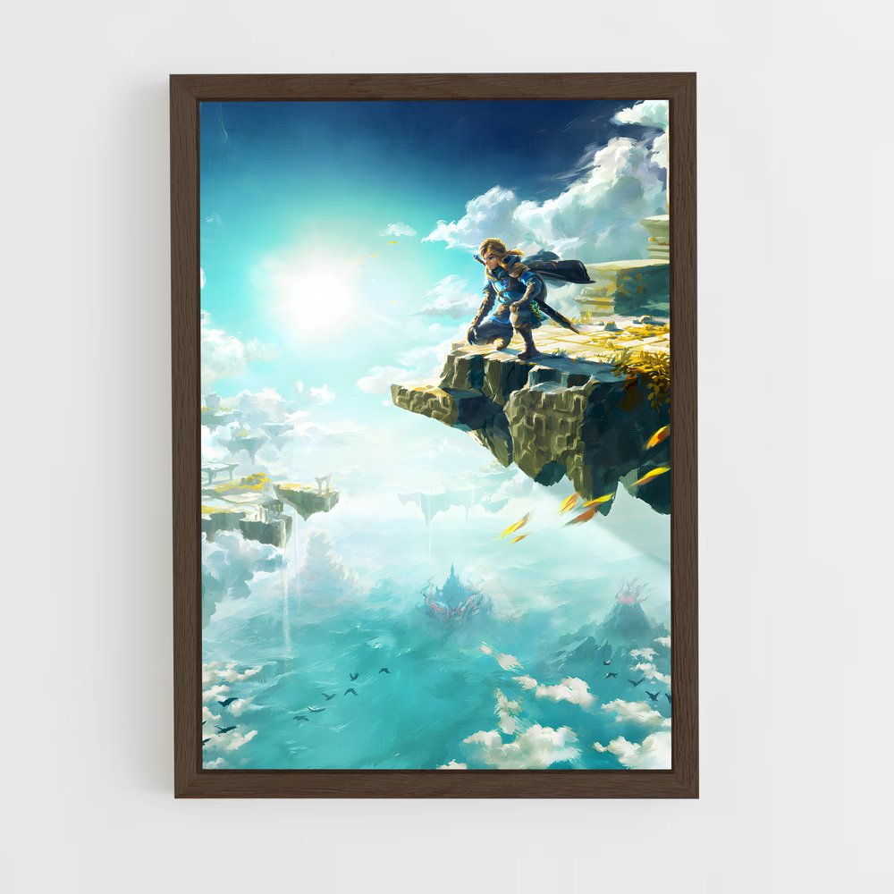 Poster Tears of Kingdom – affiche Zelda (vue 5)