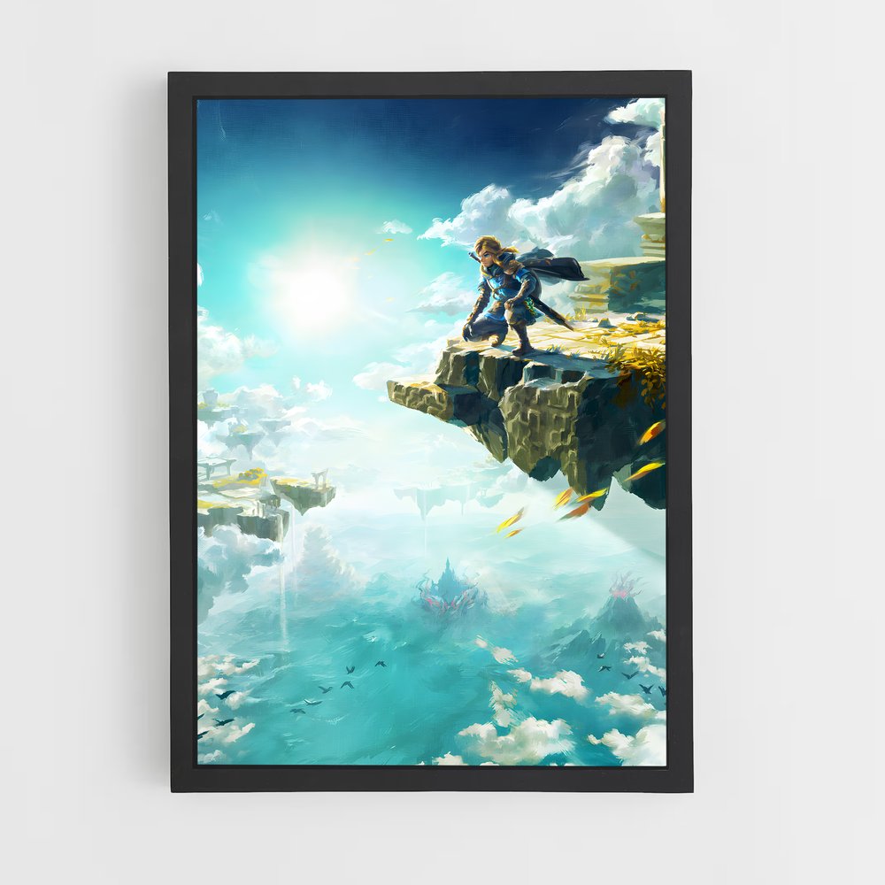 Poster Tears of Kingdom – affiche Zelda (vue 2)