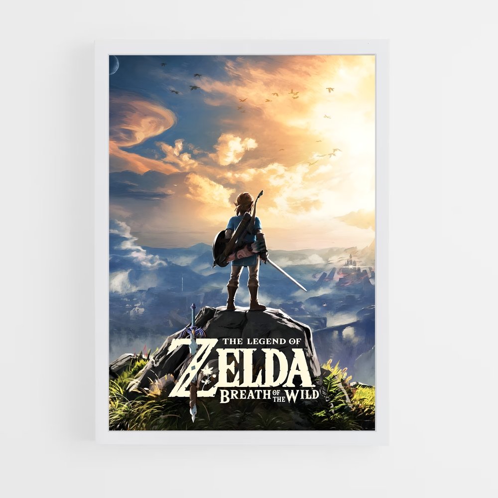 Poster Zelda Breath of the wild (vue 3)