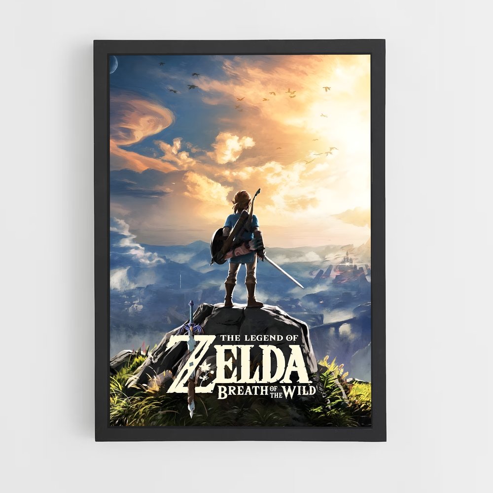 Poster Zelda Breath of the wild (vue 2)