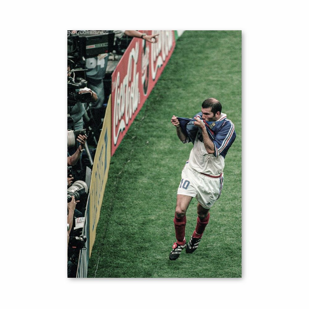 Poster Zinédine Zidane Maillot