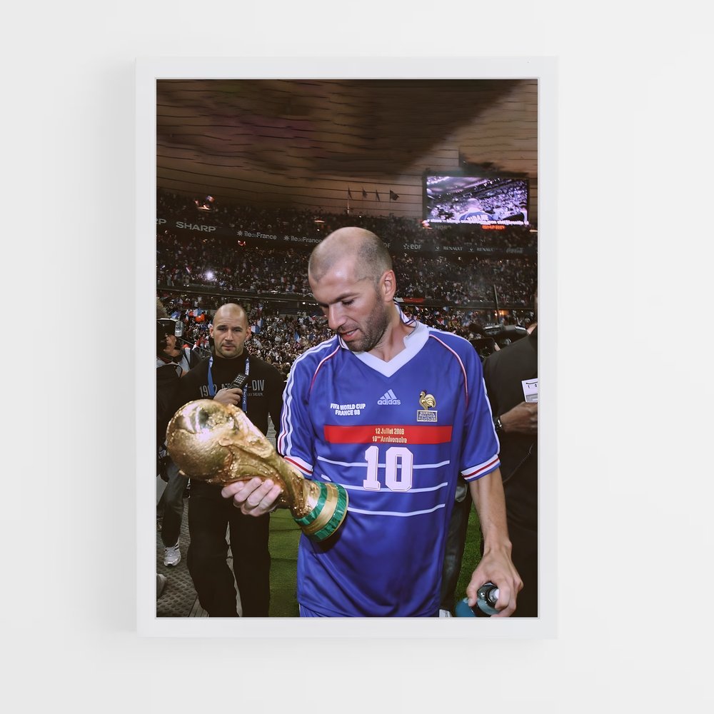 Poster Coupe Zidane – affiche Football (vue 3)