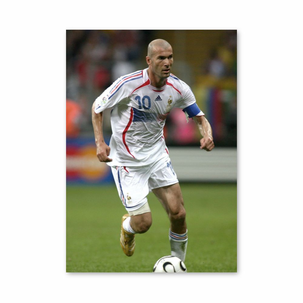 Poster Zinédine Zidane France