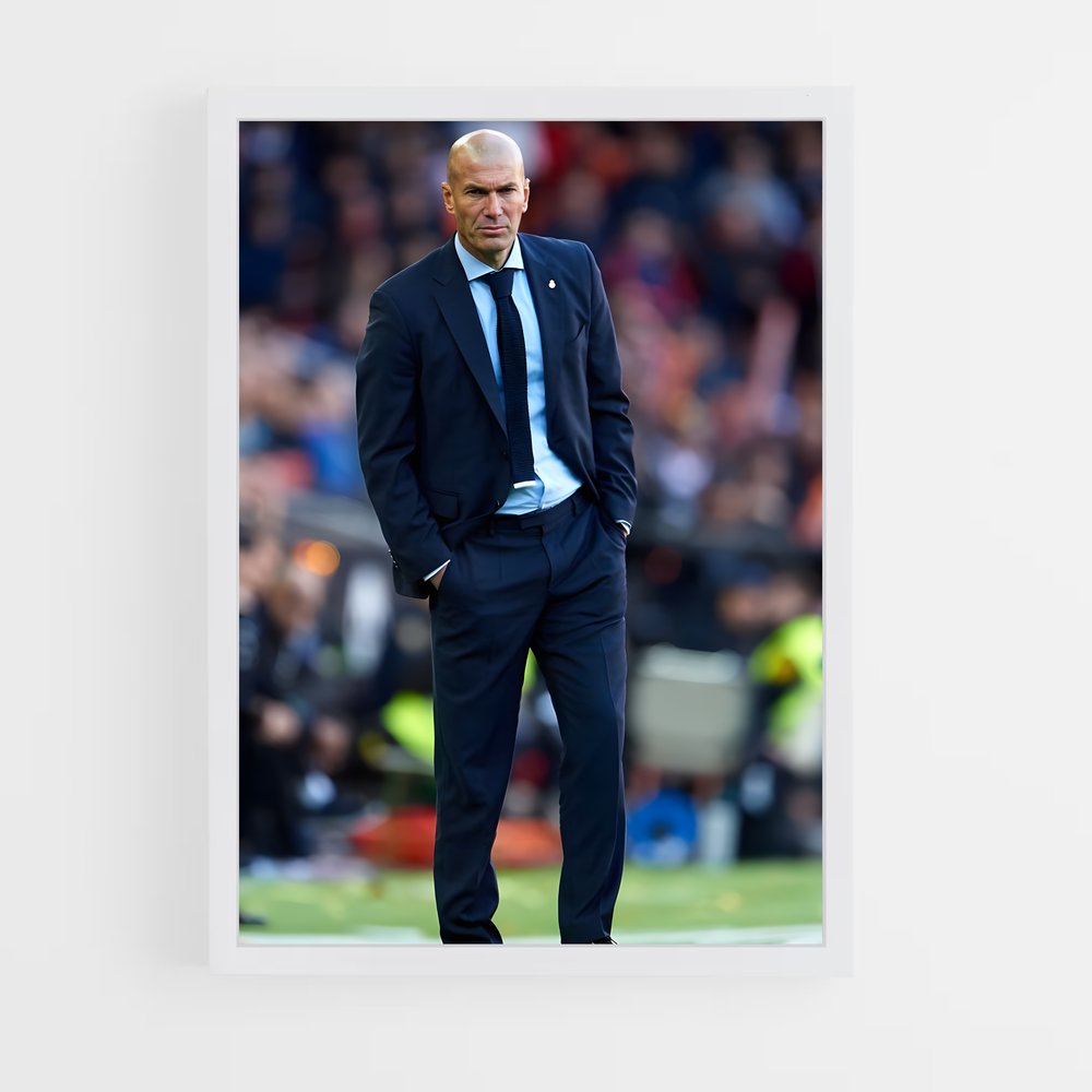 Poster Zidane Costume – affiche Football (vue 3)
