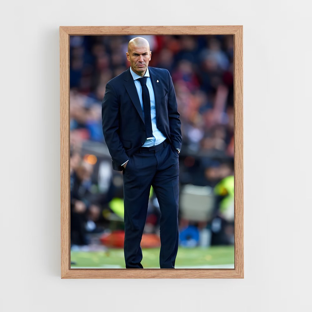 Poster Zidane Costume – affiche Football (vue 4)