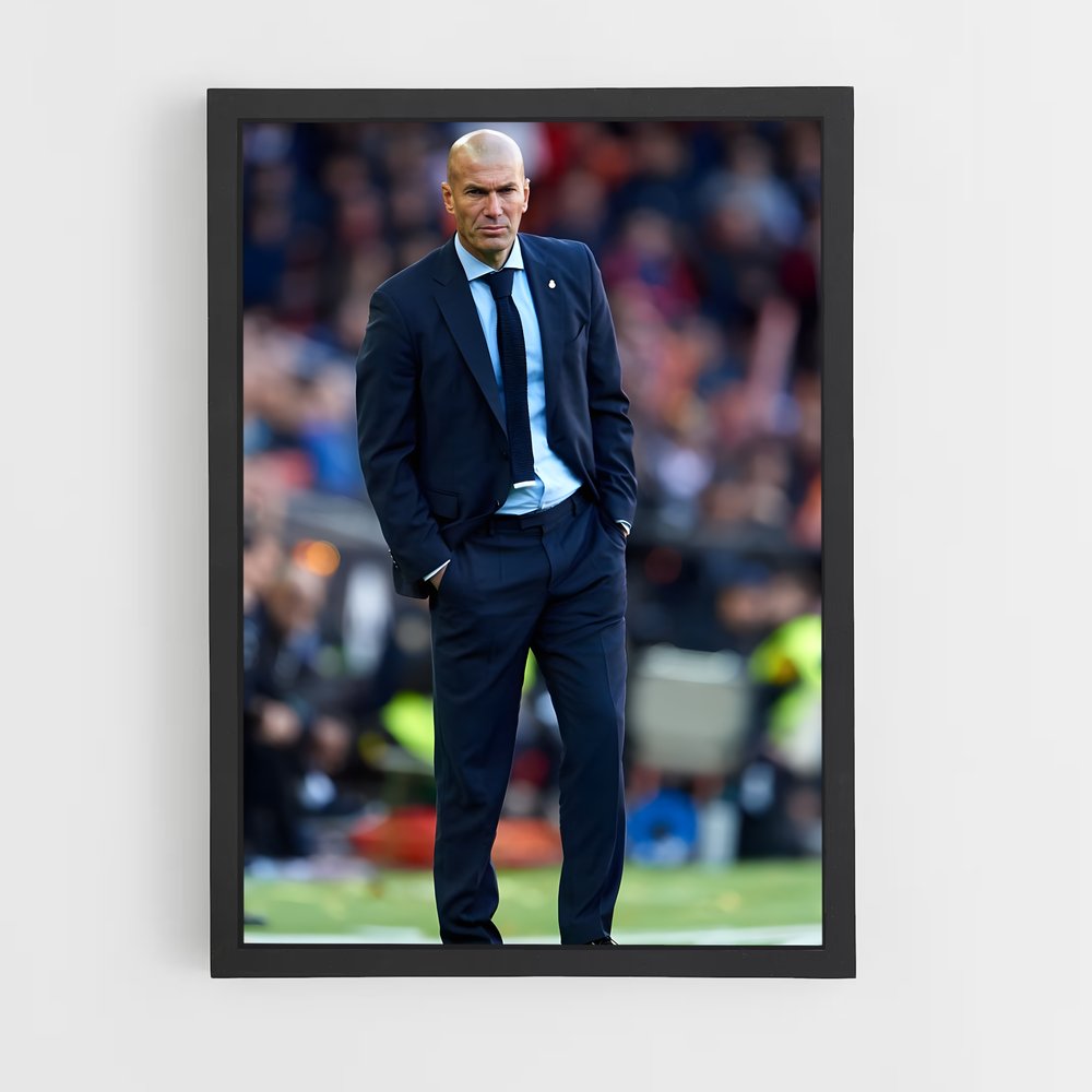 Poster Zidane Costume – affiche Football (vue 2)