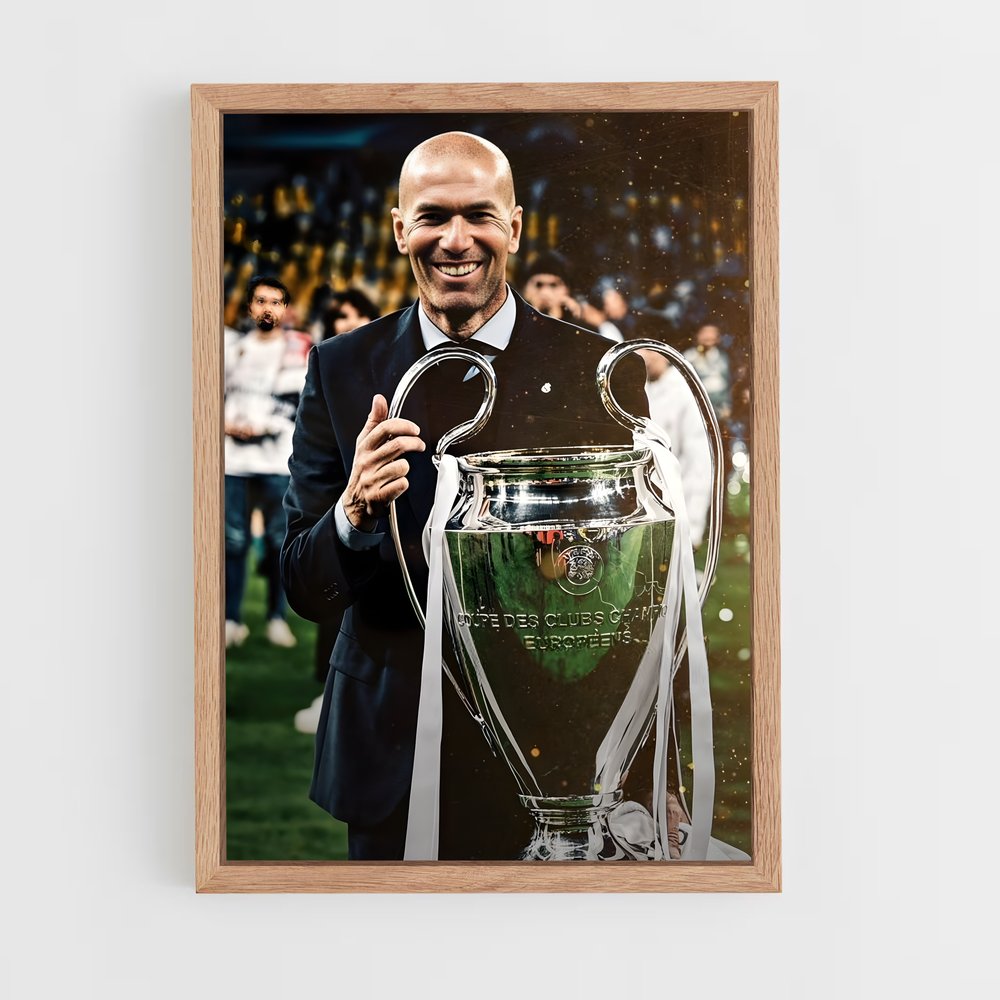 Poster Zidane Victoire – affiche Football (vue 4)