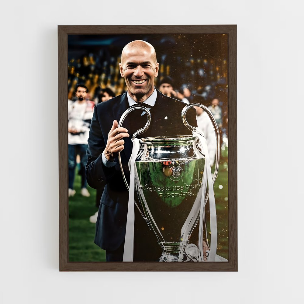 Poster Zidane Victoire – affiche Football (vue 5)