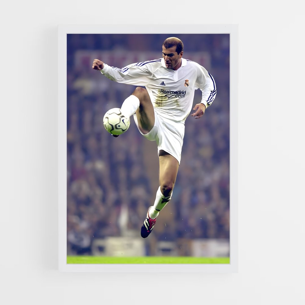 Poster Zidane Reprise – affiche Football (vue 3)