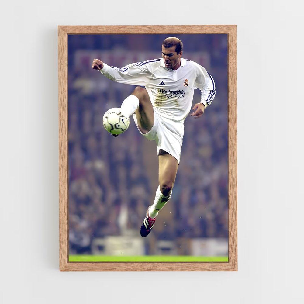 Poster Zidane Reprise – affiche Football (vue 4)