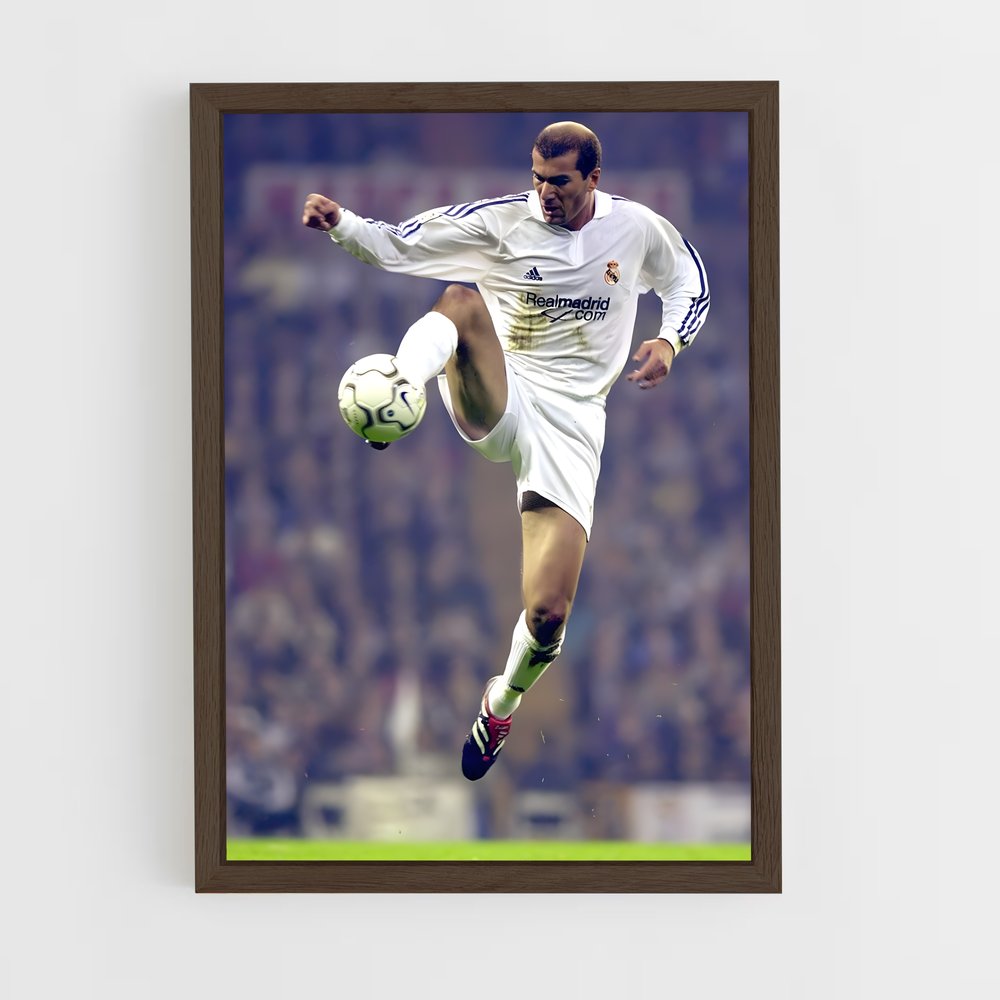 Poster Zidane Reprise – affiche Football (vue 5)
