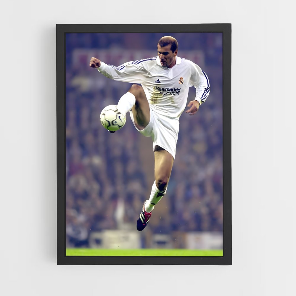 Poster Zidane Reprise – affiche Football (vue 2)