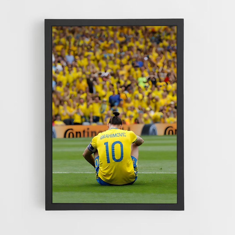 Poster Ibrahimovic – affiche Football (vue 2)