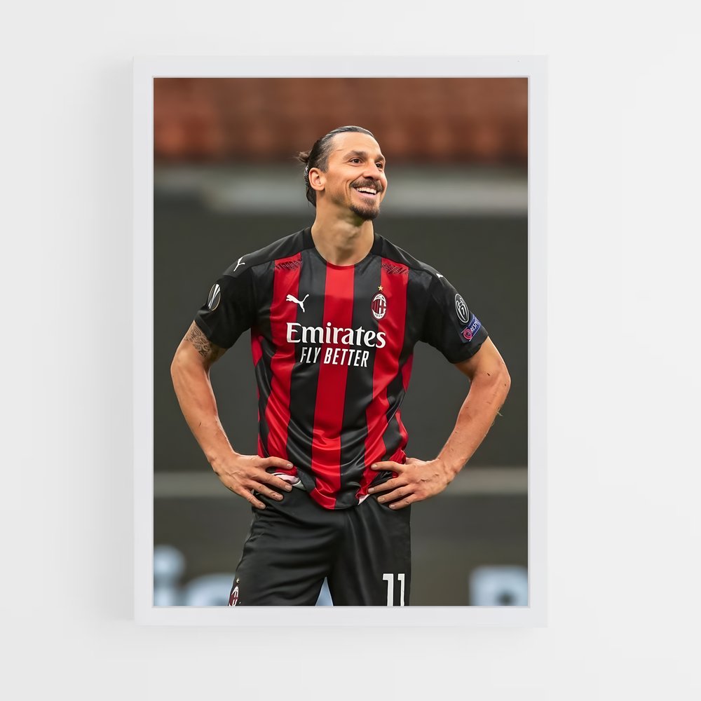 Poster Zlatan Rire – affiche Football (vue 3)