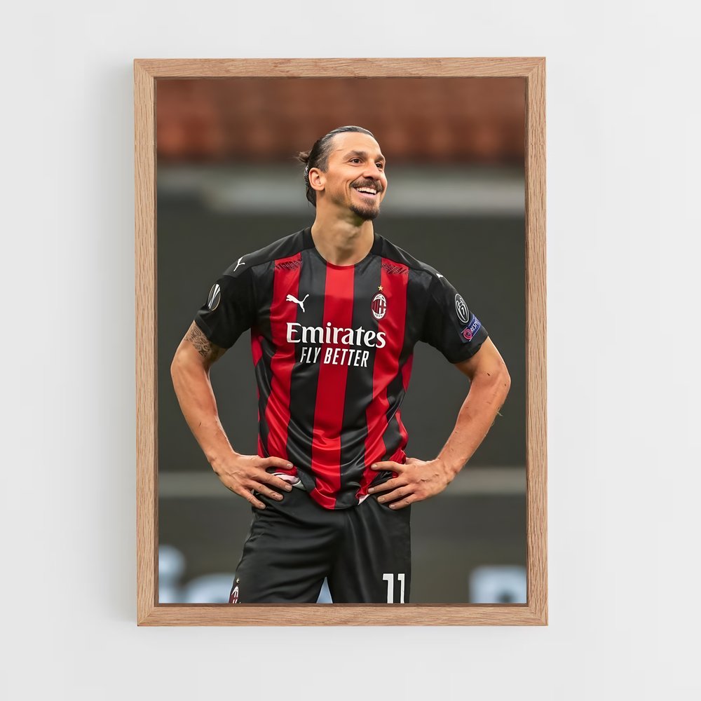 Poster Zlatan Rire – affiche Football (vue 4)