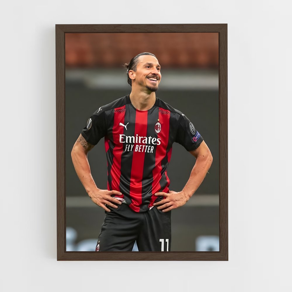 Poster Zlatan Rire – affiche Football (vue 5)