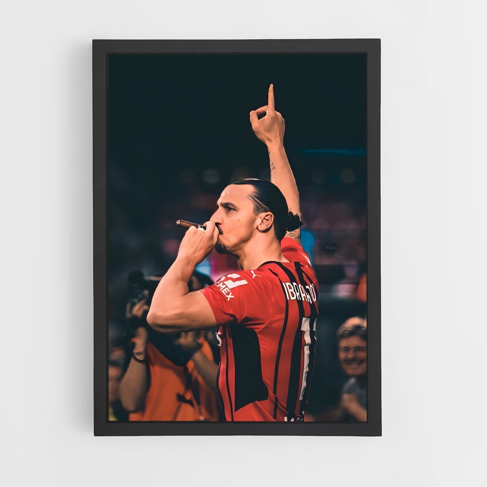 Poster Zlatan Cigare – affiche Football (vue 2)