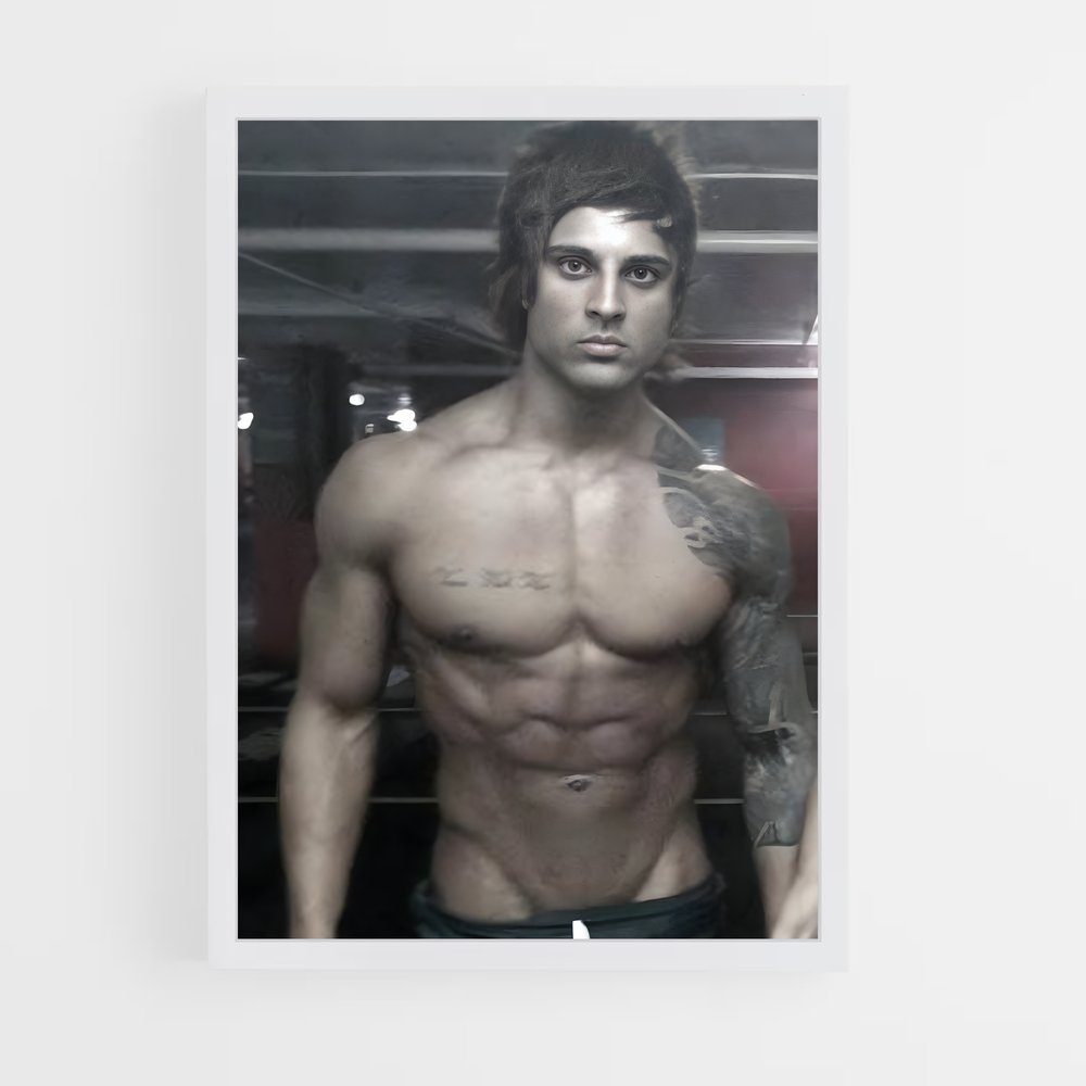 Poster Zyzz – affiche Musculation (vue 3)