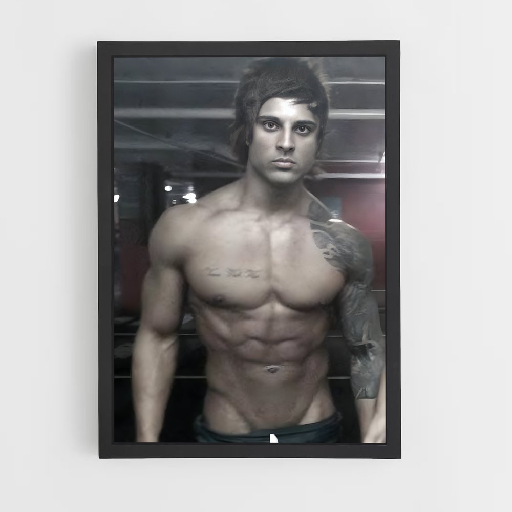 Poster Zyzz – affiche Musculation (vue 2)