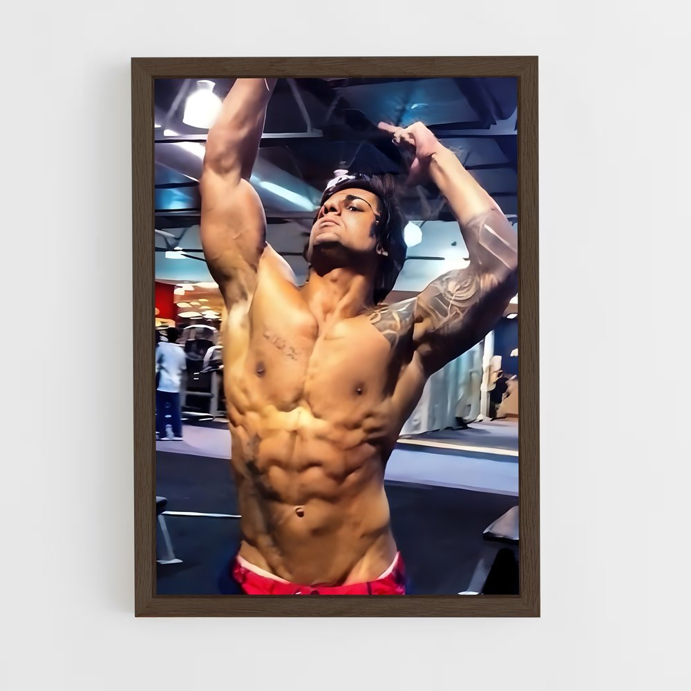 Poster Zyzz Pose – affiche Musculation (vue 5)