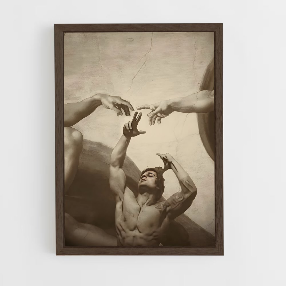 Poster Zyzz Michel Ange – affiche Musculation (vue 5)