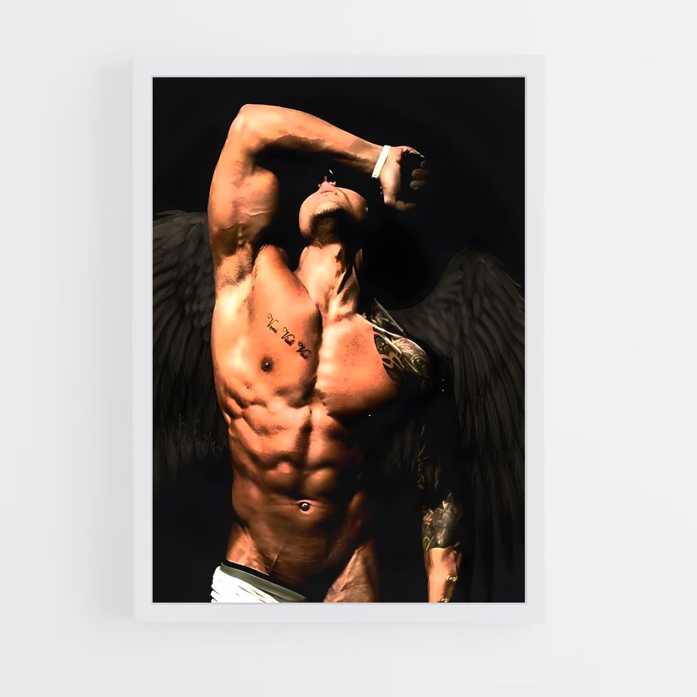 Poster Zyzz Ailes – affiche Musculation (vue 3)
