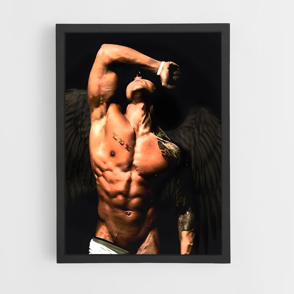 Poster Zyzz Ailes – affiche Musculation (vue 2)